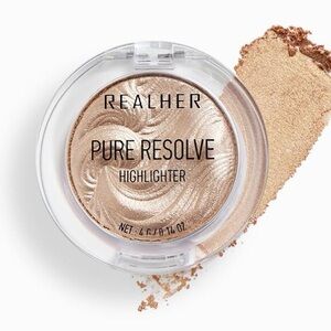 NEW RealHer Pure Resolve Highlighter in CHAMPAGNE